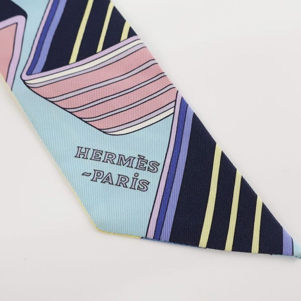 Hermes Zigzag Sangle Sangles EN Zigzag Light Blue… - image 5